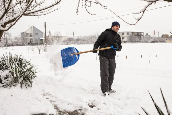 La rimozione della neve — Foto Stock