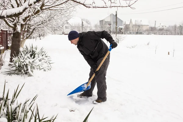 La rimozione della neve — Foto Stock