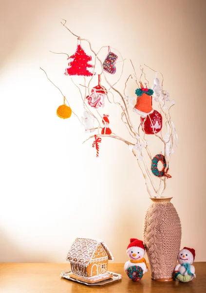 Decorazione fatta a mano di Natale — Foto Stock