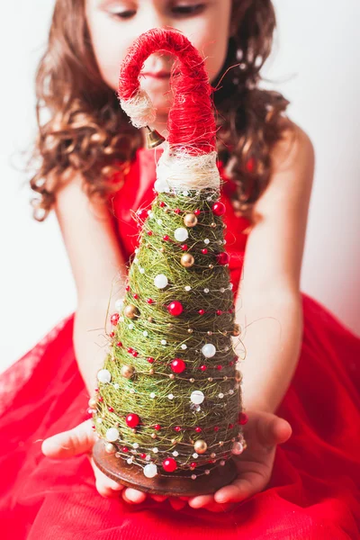 Decoración hecha a mano - Árbol de Navidad —  Fotos de Stock