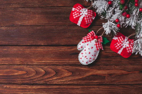 Feutre décorations de Noël — Photo