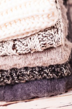 Yün giysi koleksiyonu