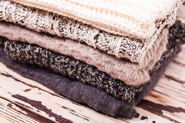 Collection of woolen clothes — Stock Photo, Image