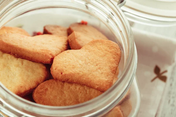 Soubory cookie srdce — Stock fotografie