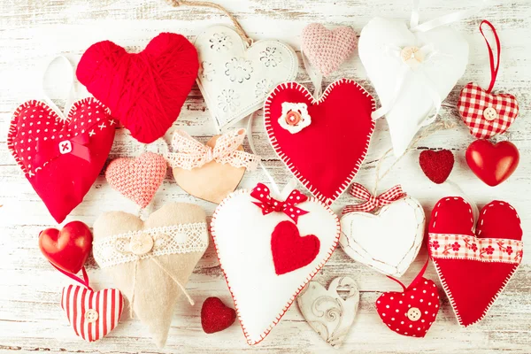 Sevgililer günü el yapımı kalp — Stok fotoğraf