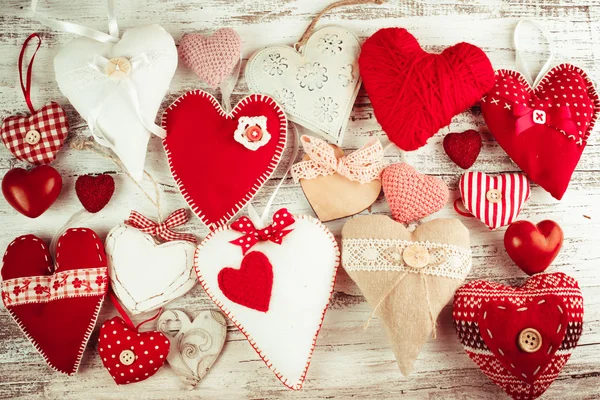 San Valentín corazón hecho a mano — Foto de Stock