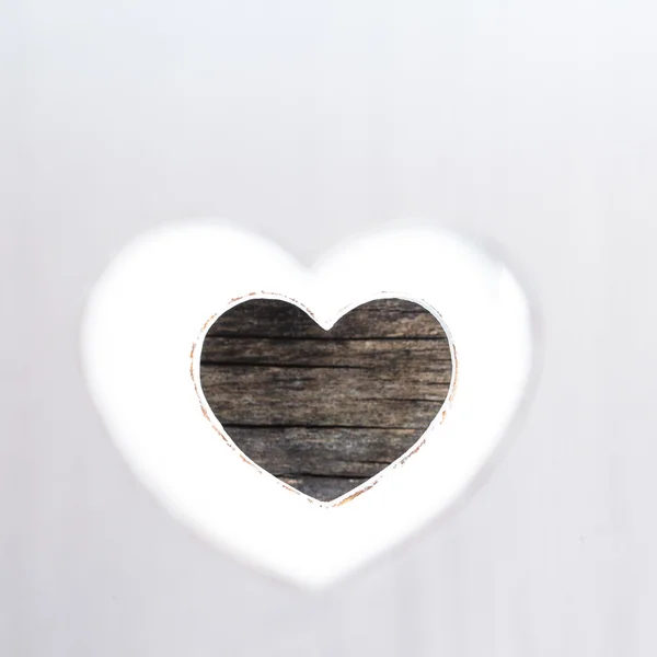 Le coeur en bois — Photo