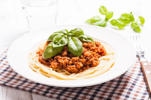 Gli Spaghetti bolognesi — Foto Stock