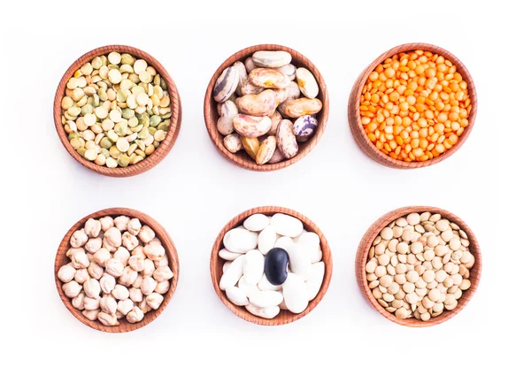 Types of beans — Stock Photo, Image