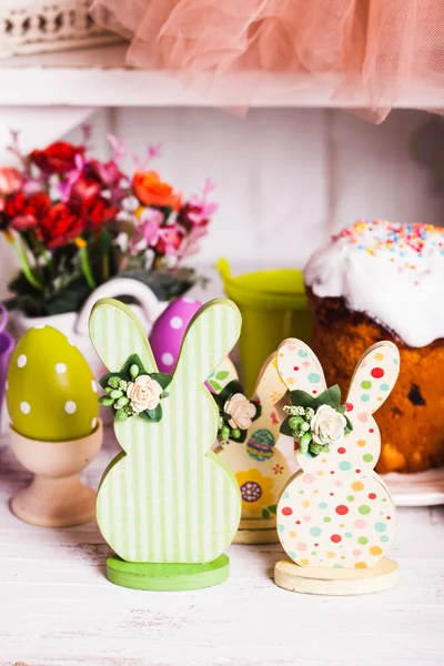 Easter bunny wystrój — Zdjęcie stockowe