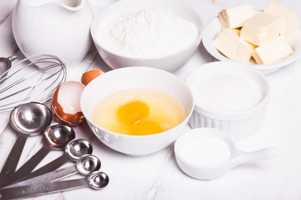 The baking ingredients — Stock Photo, Image