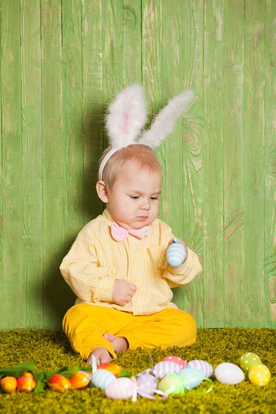 Easter rabbit toddler — Stock Photo, Image