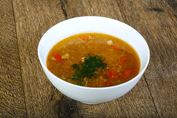 Delicious Chicken soup — Stock Photo, Image