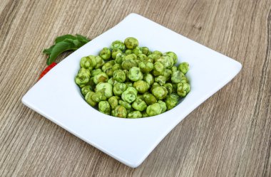 Geleneksel Wasabi bezelye Japonya