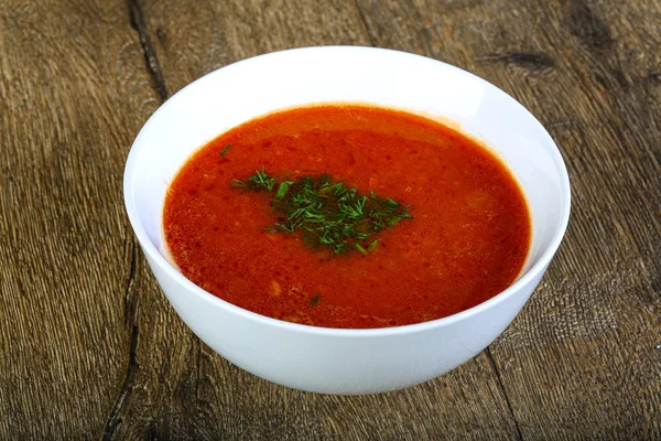 Spicy Tomato soup — Stock Photo, Image