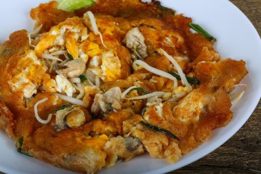 İstiridye ile Asya omlet