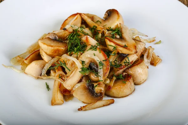 Delicious Roasted mushrooms — Stock Photo, Image