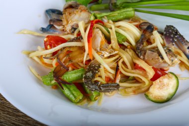 Yengeç Salatası lezzetli Tay baharat