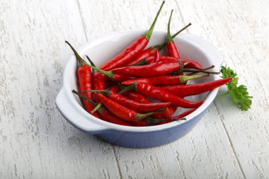 Kırmızı acı biber.