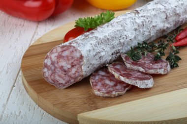 lezzetli salam sosis