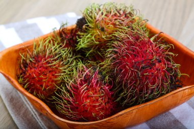Taze Olgun tatlı rambutan