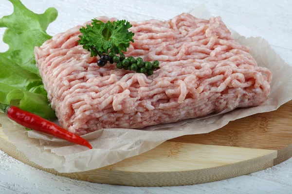 Carne picada cruda —  Fotos de Stock