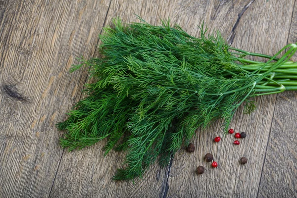 Verse groene Dill heap — Stockfoto