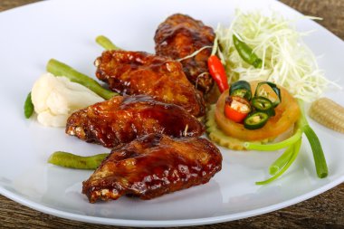 Teriyaki tavuk kanadı