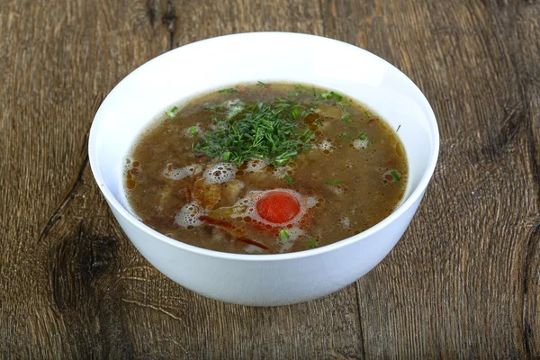 Heerlijke minestrone soep — Stockfoto