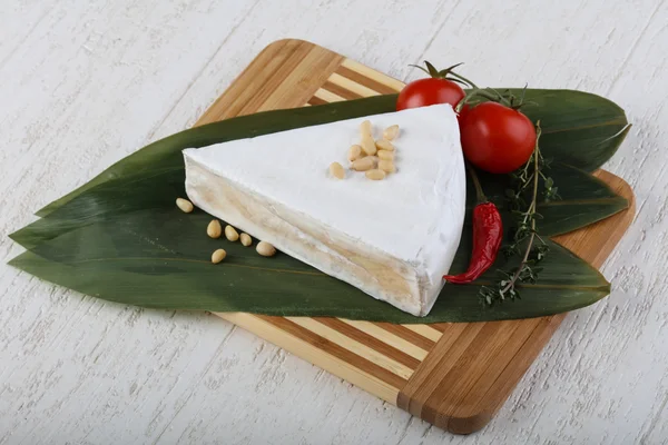 Köstlicher Brie-Käse — Stockfoto