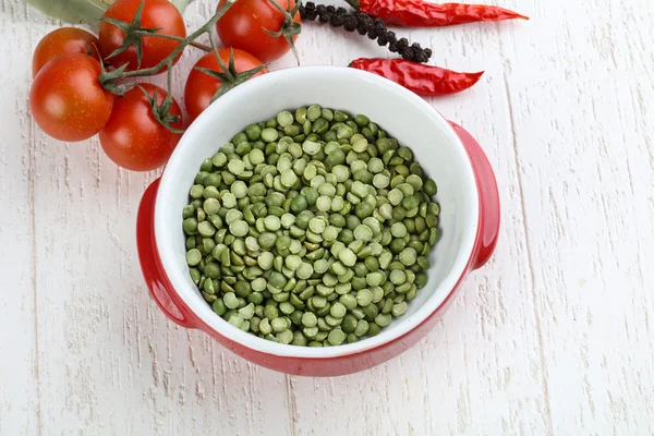 Dry green peas — Stock Photo, Image