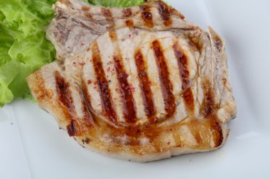 ızgara domuz biftek