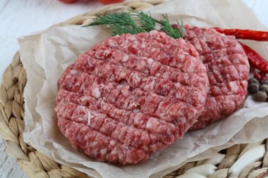 Çiğ burger pirzola