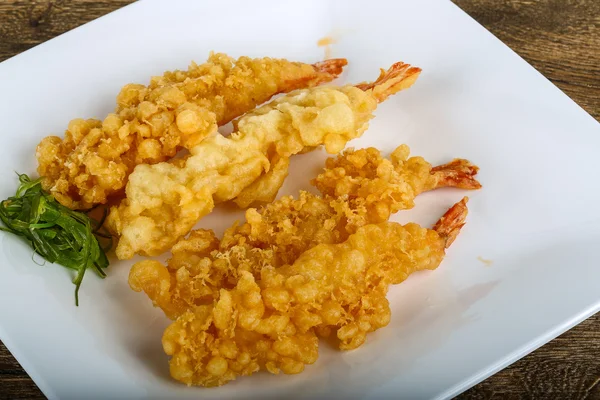Gambas asiáticas tempura — Foto de Stock