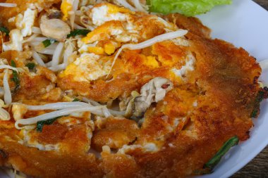 İstiridye ile Asya omlet