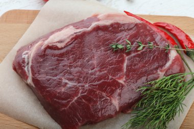 çiğ antrikot biftek