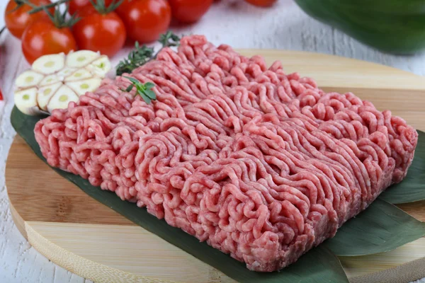 Micned raw Beef — Stock Photo, Image