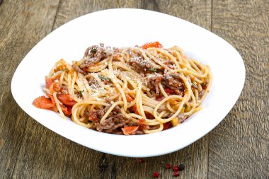 lezzetli spagetti bolonez