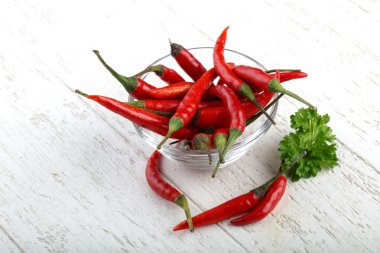 Kırmızı acı biber.