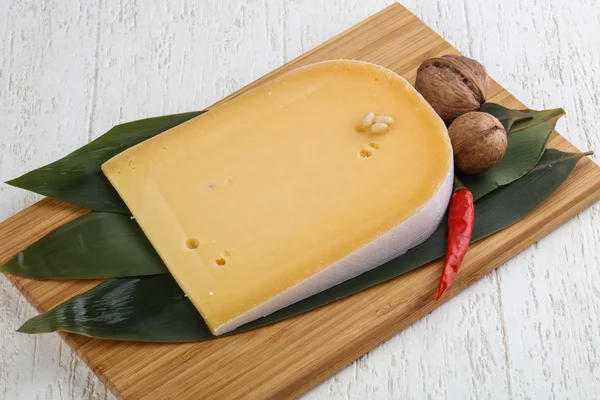 Hard yellow cheese — Stock Photo, Image