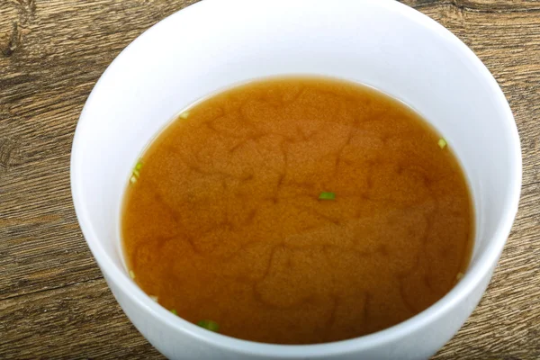 Sopa de miso con tofu —  Fotos de Stock