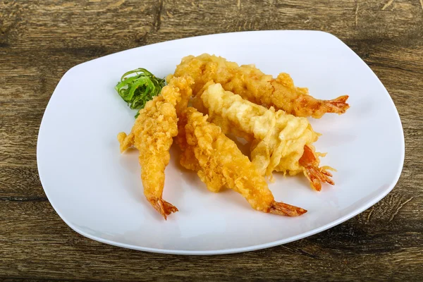 Asiatische Garnelentempura — Stockfoto