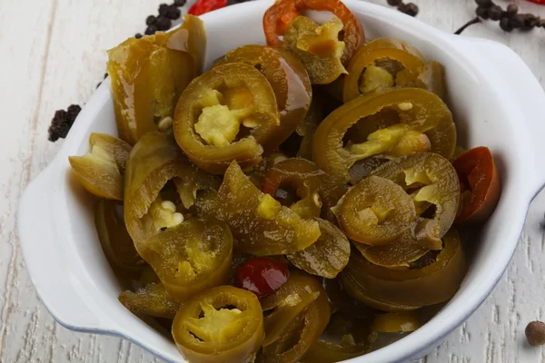 Pickled mexican Jalapeno Stock Image