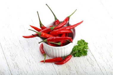 Kırmızı acı biber.