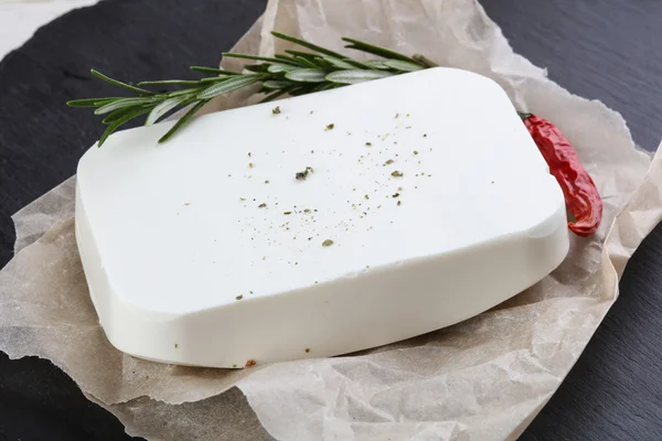 Delicioso queijo feta — Fotografia de Stock