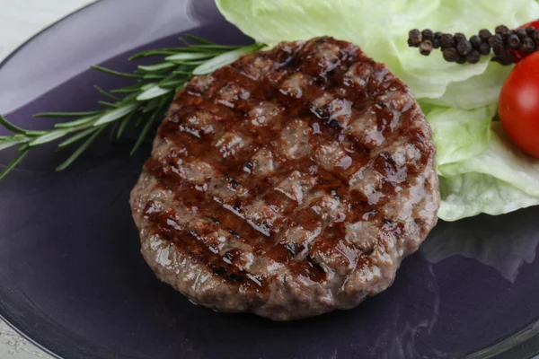 Costoletta di hamburger alla griglia — Foto Stock