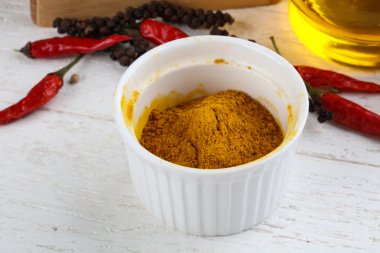 Baharatlı köri tozu