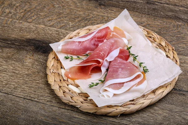 Włoska szynka mięsa — Zdjęcie stockowe