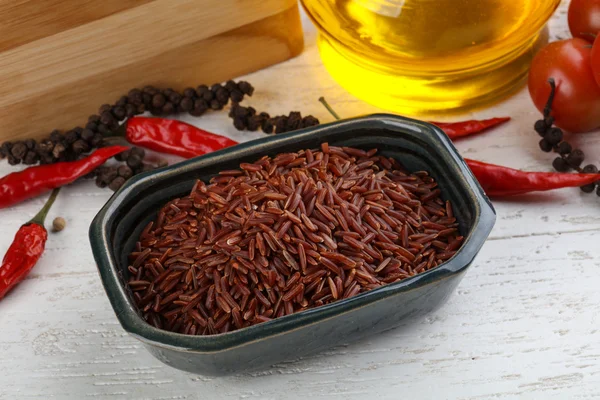 Raw Brown rice — Stock Photo, Image