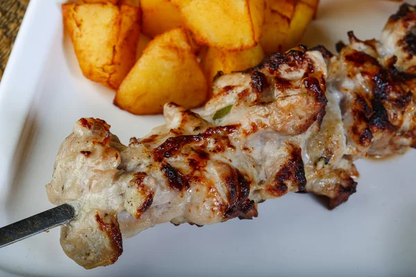 Delicious Chicken skewer — Stock Photo, Image